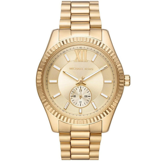 Men's Lexington Multifunction Gold-Tone Stainless Steel Bracelet Watch