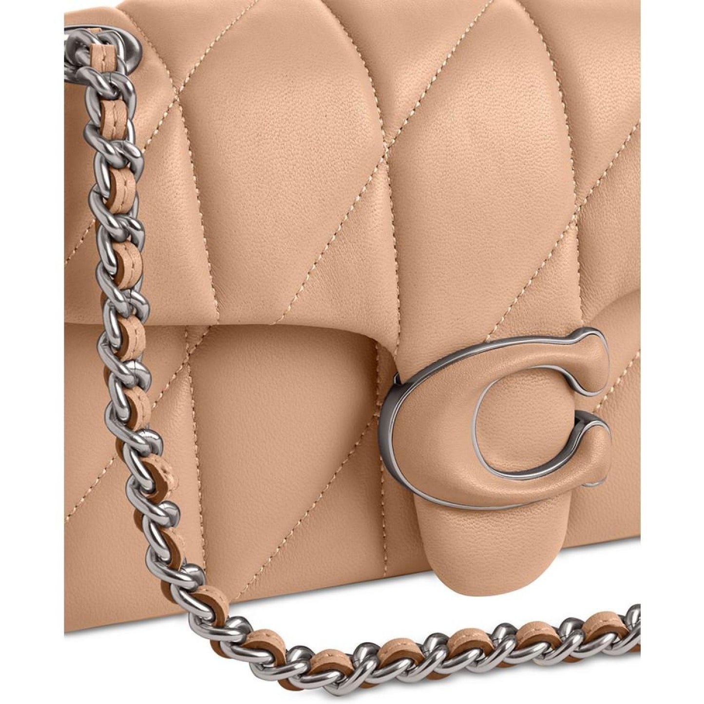 Quilted Leather Mini Tabby Shoulder Bag 20 with Chain