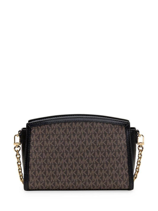 Michael Kors Logo Plaque Zipped Crossbody Bag