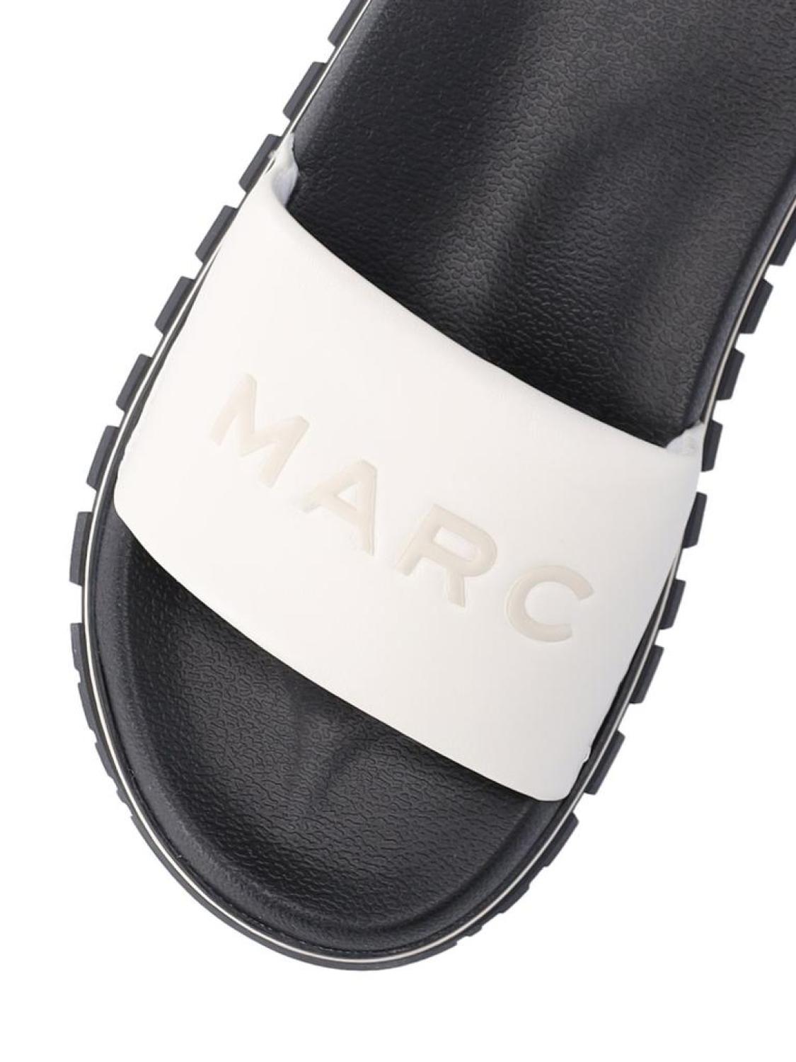 Marc Jacobs Logo Embossed Slip-On Slides