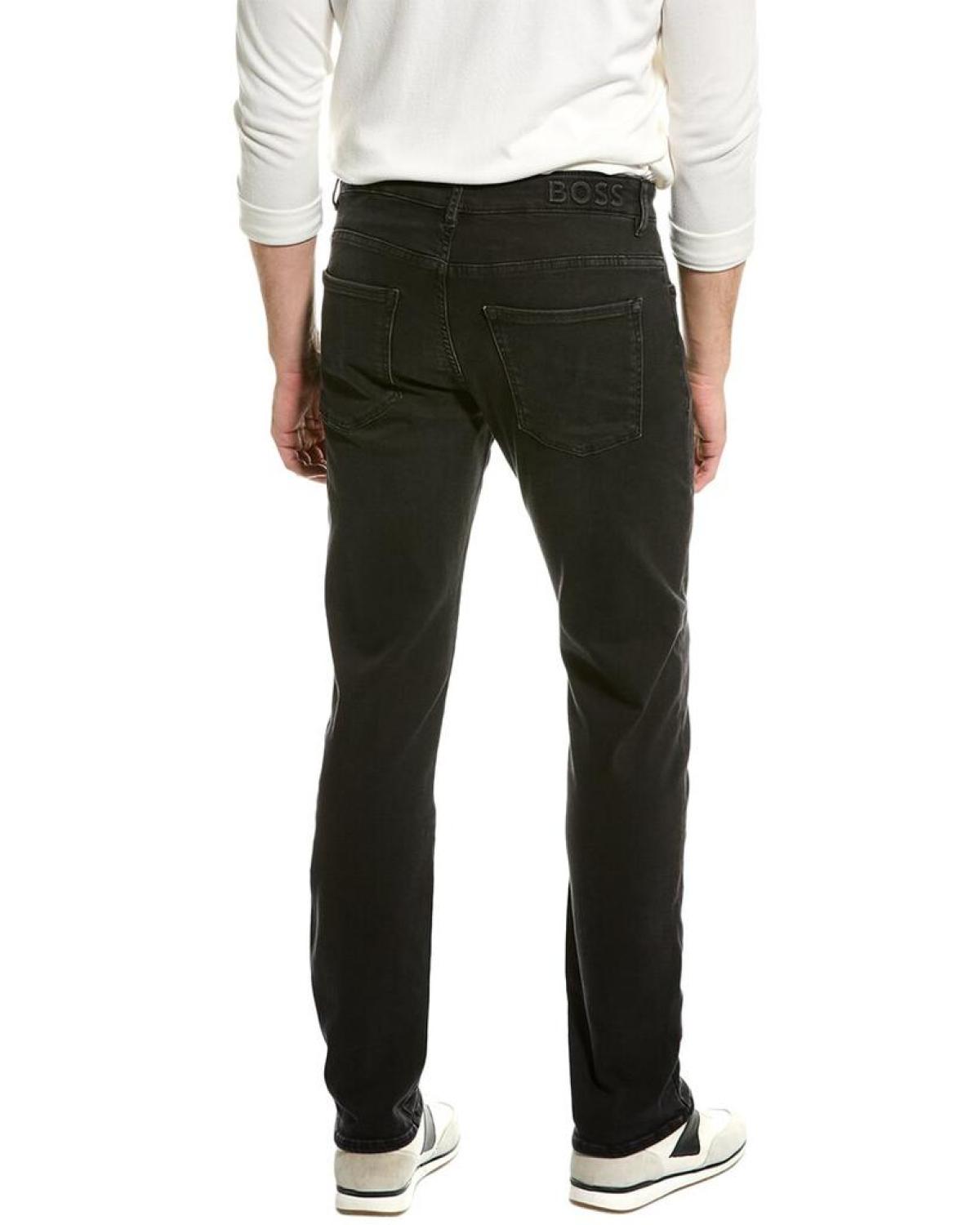 BOSS Hugo Boss Delaware Charcoal Slim Jean