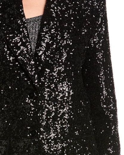 Michael Kors Collection Sequin Boyfriend Blazer