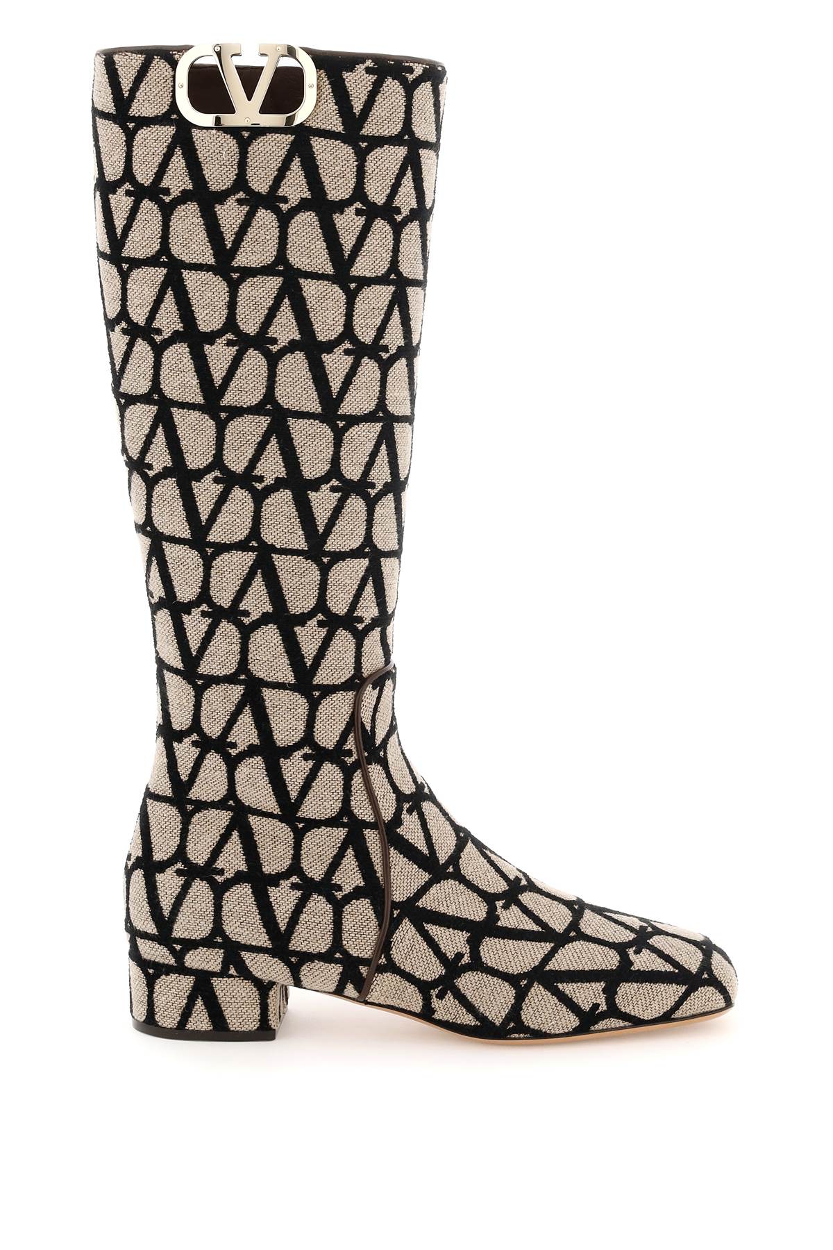 Valentino garavani vlogo type toile iconographe boots