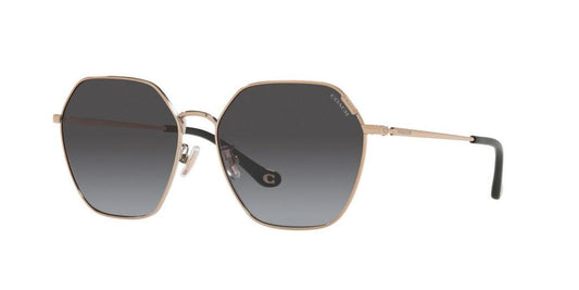 Coach Women's 58mm Shiny Rose Gold Sunglasses