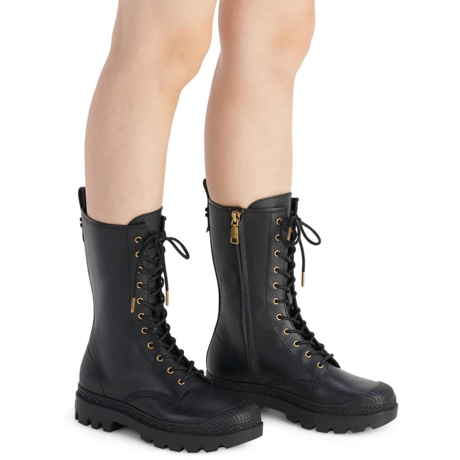 Womens tall store combat boots