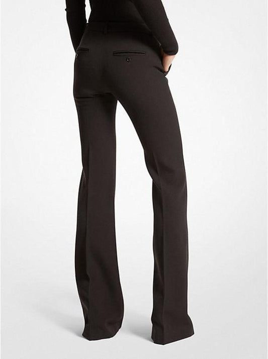 Haylee Wool Gabardine Flared Trousers