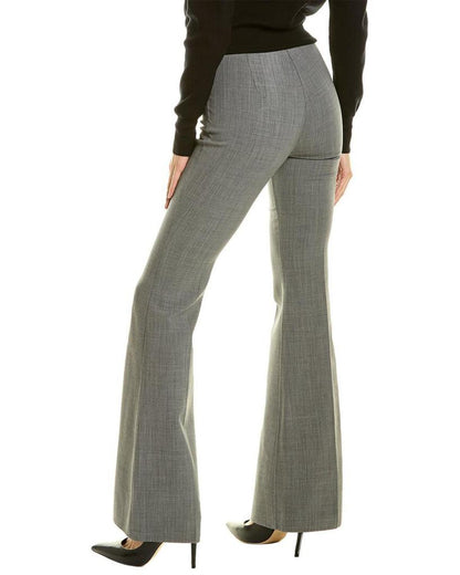 Michael Kors Collection Stretch Crepe Wool-Blend Flare Pant