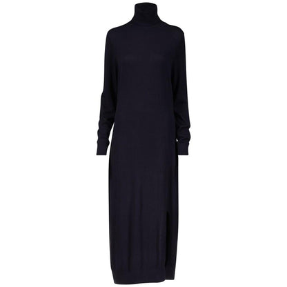 Women's Turtleneck Slit Midi Sweater Dress, Regular & Petite