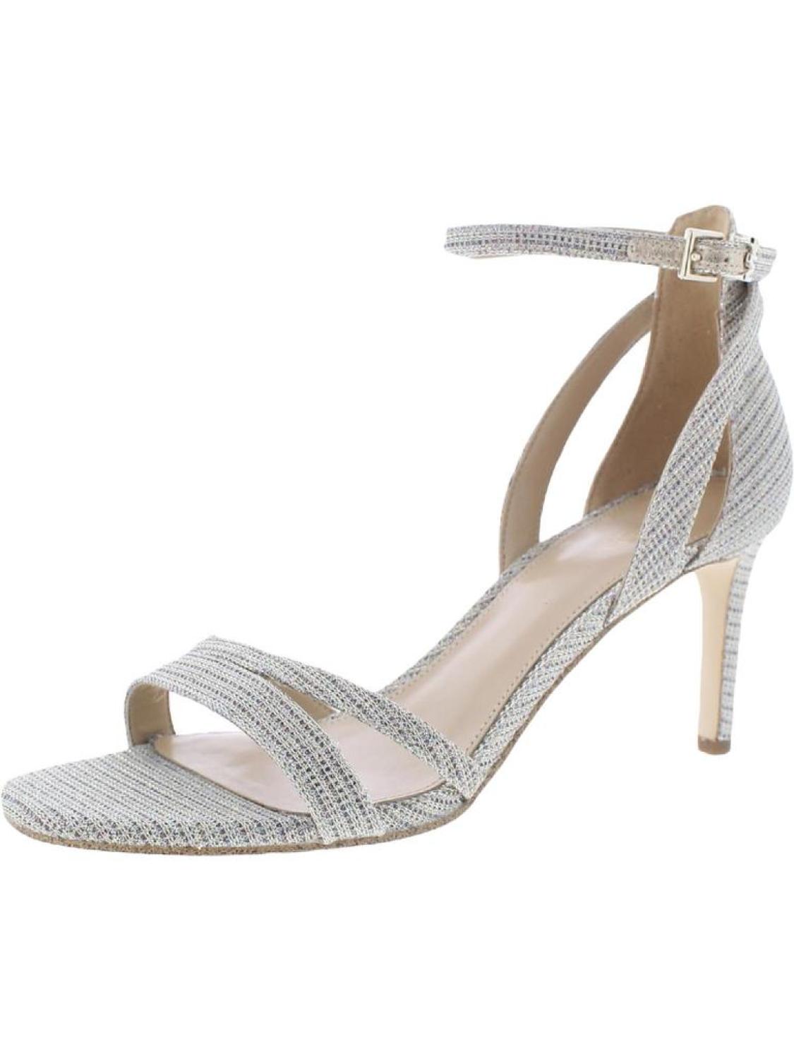 Kimberly Womens Glitter Adjustable Ankle Strap