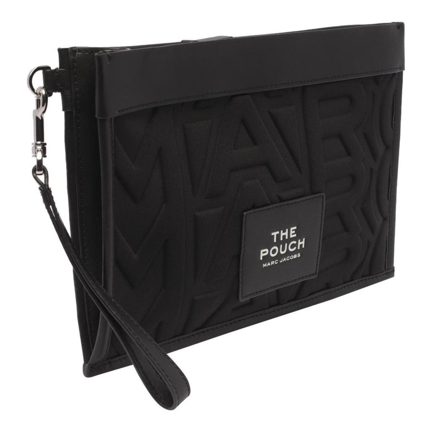 Marc Jacobs Logo-Patch Zipped Clutch Bag