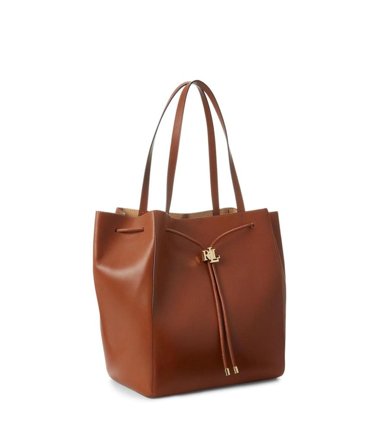 Leather Medium Andie Drawstring Tote