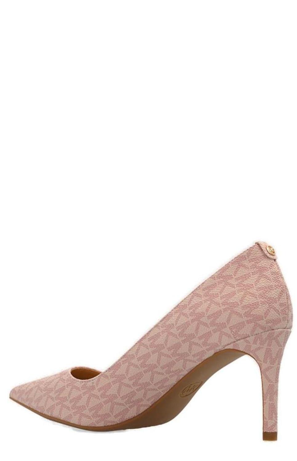 Michael Michael Kors High Heeled Monogram Pointed Pumps