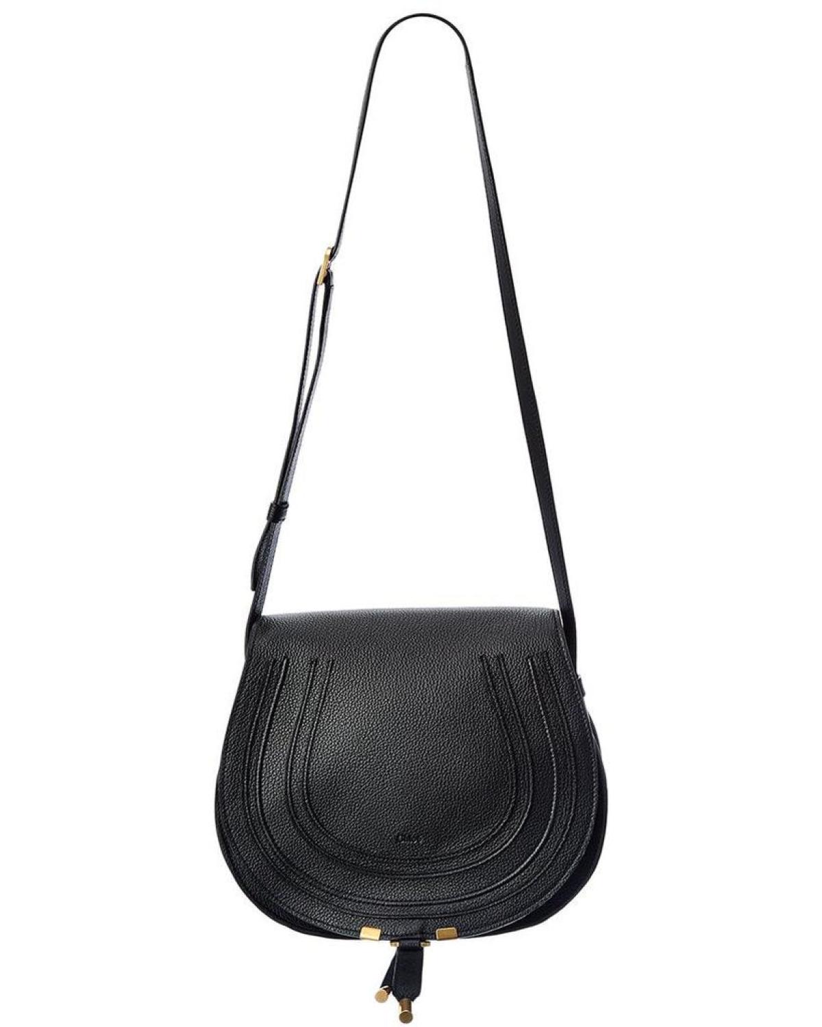 Chloé Marcie Medium Leather Saddle Bag