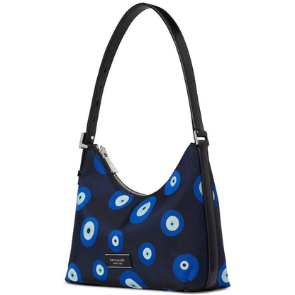 Sam Icon Good Luck Dot Jacquard Fabric Small Shoulder Bag