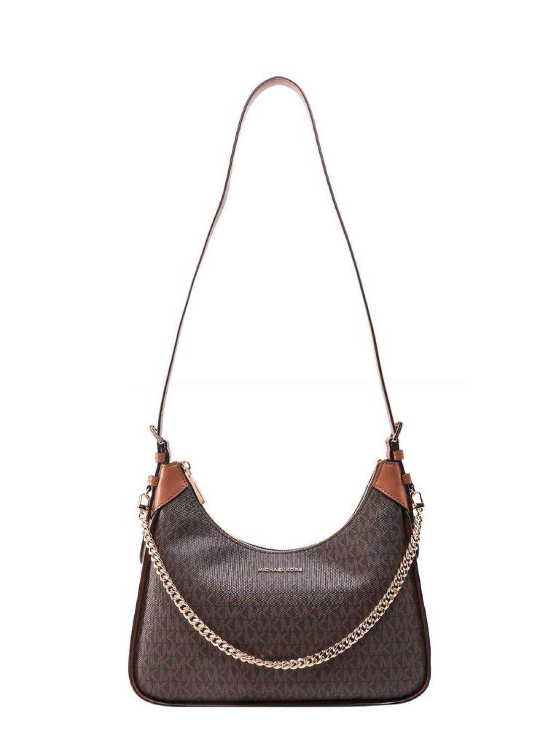 Michael Kors Wilma All-Over Monogram Shoulder Bag