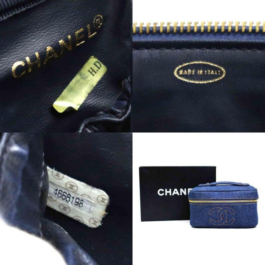 Chanel Vanity   - Jeans Clutch Bag (Pre-Owned)