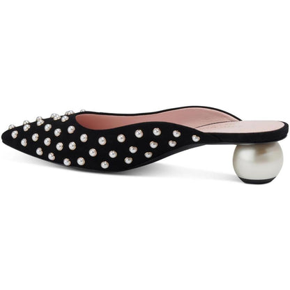 Honor Womens Suede Embellished Pumps