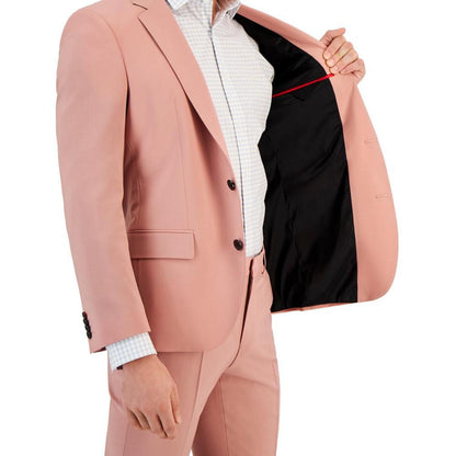 Men's Slim-Fit Solid Wool Superflex Suit Jacket