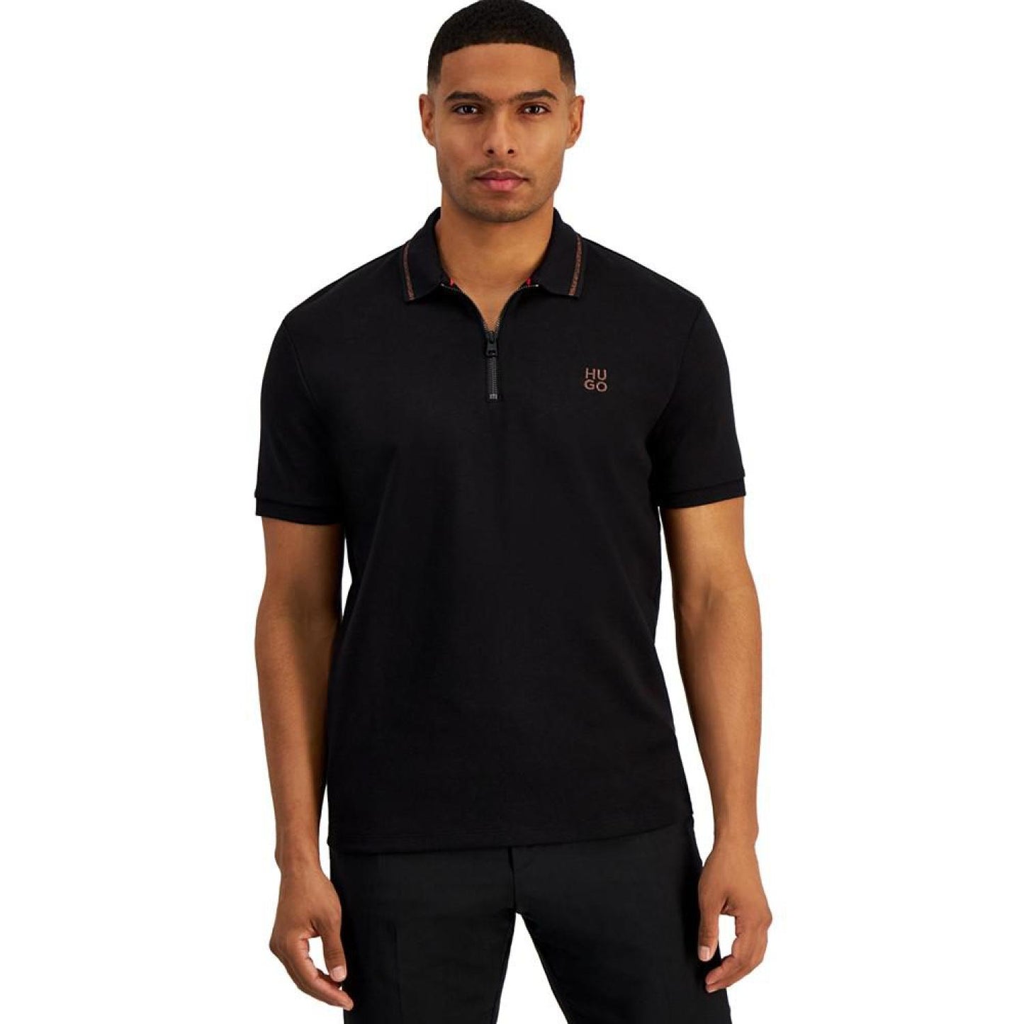 Men's Embroidered Logo Polo Shirt