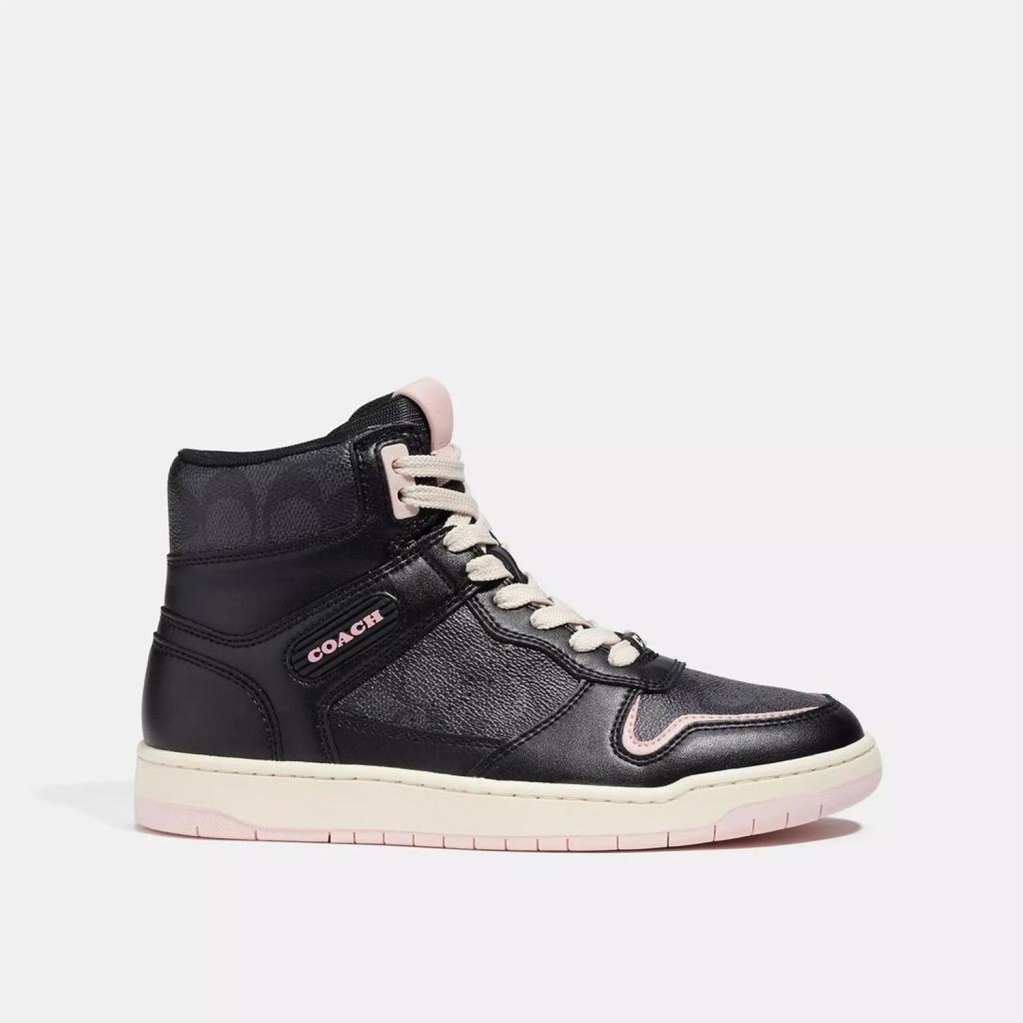 Coach Outlet High Top Sneaker In Signature Canvas