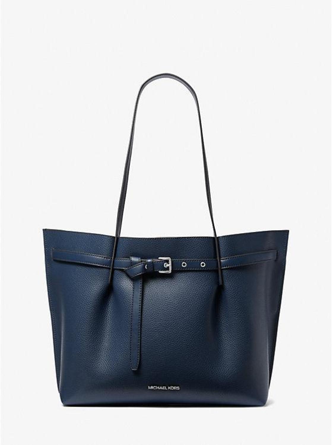 Emilia Large Pebbled Leather Tote Bag