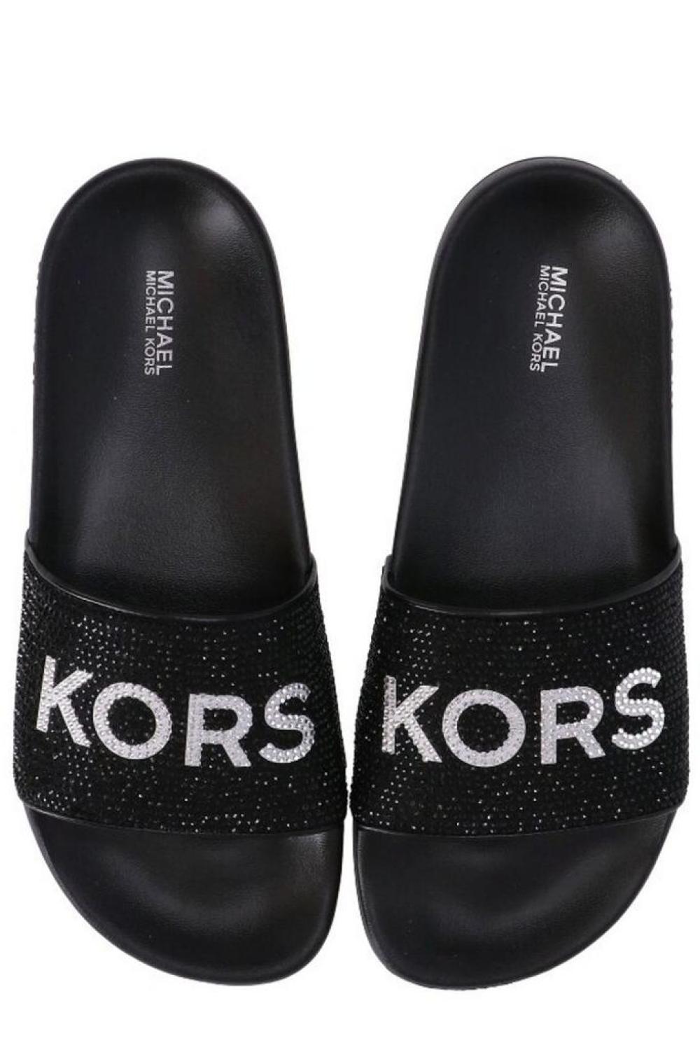 Michael Kors Gilmore Logo Printed Slides