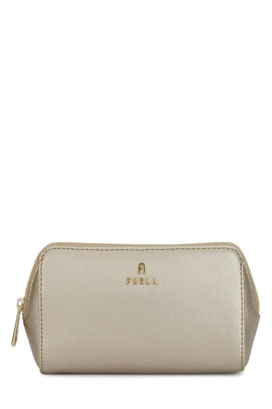 Furla Logo Palque Zipped Clutch Bag