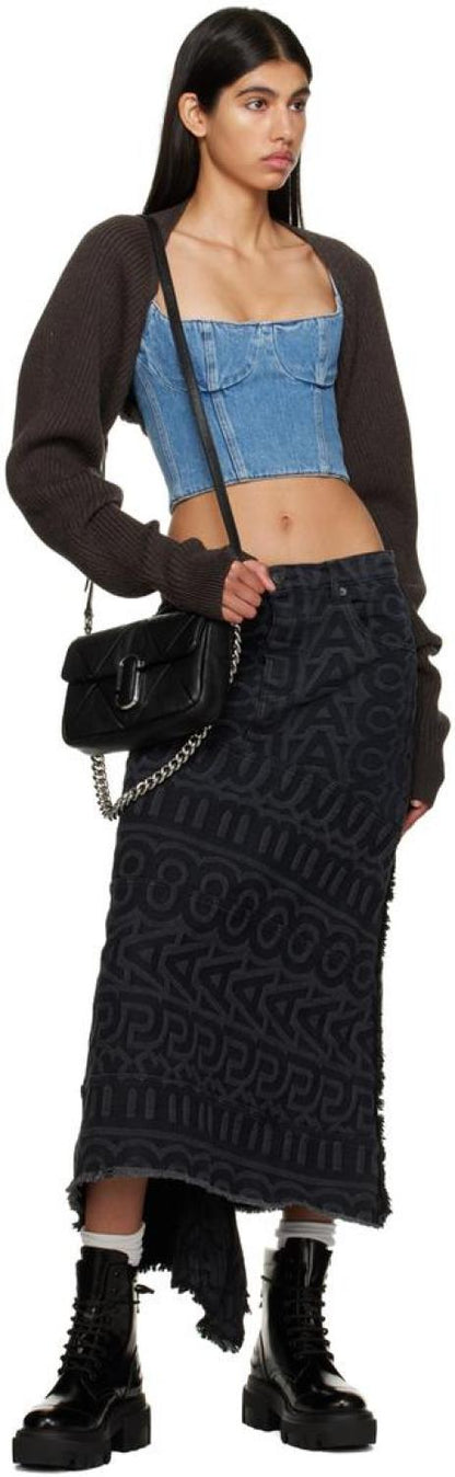 Black 'The Puffy Diamond Quilted J Marc' Shoulder Bag