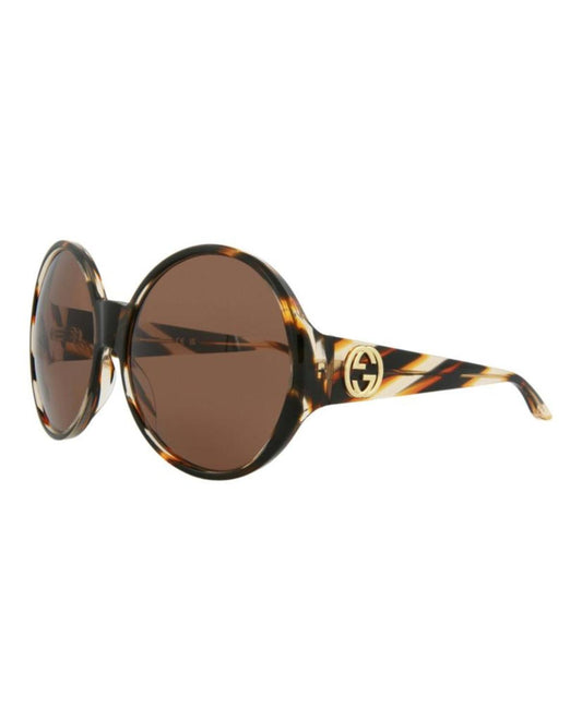 Round-Frame Acetate Sunglasses