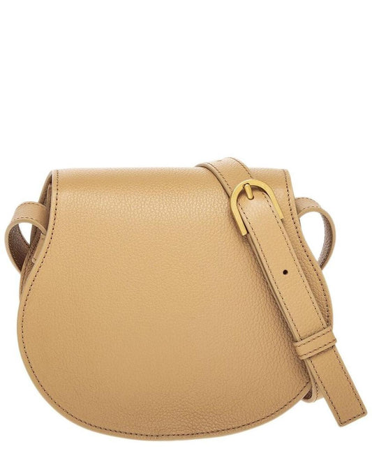 Chloe Marcie Small Leather Saddle Bag