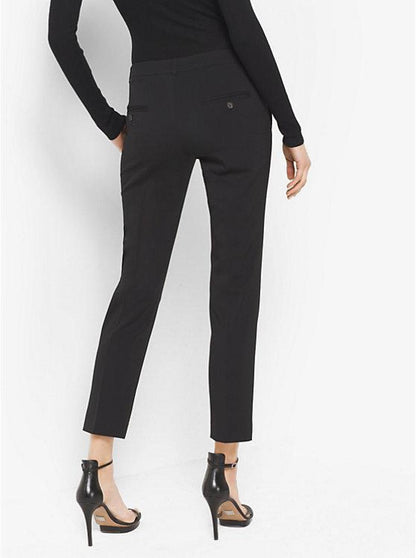 Samantha Stretch-Wool Gabardine Pants