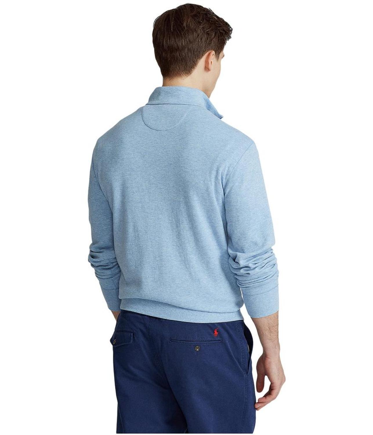 Luxury Jersey Quarter-Zip Pullover