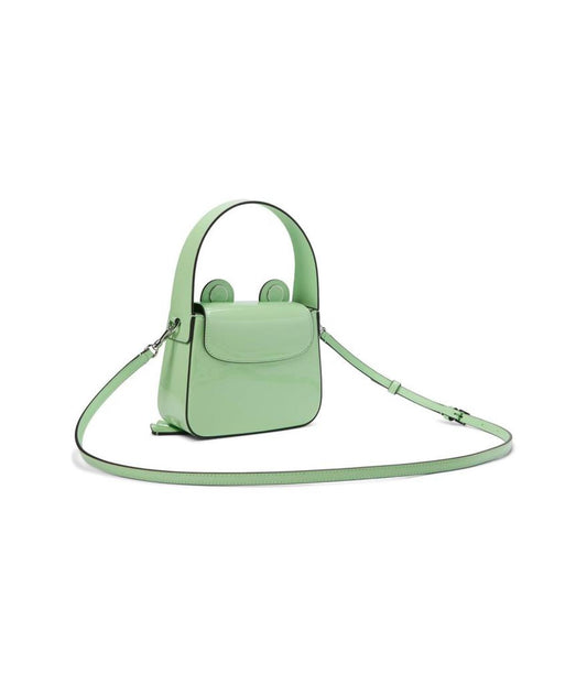 Lily Patent Leather 3D Frog Hobo