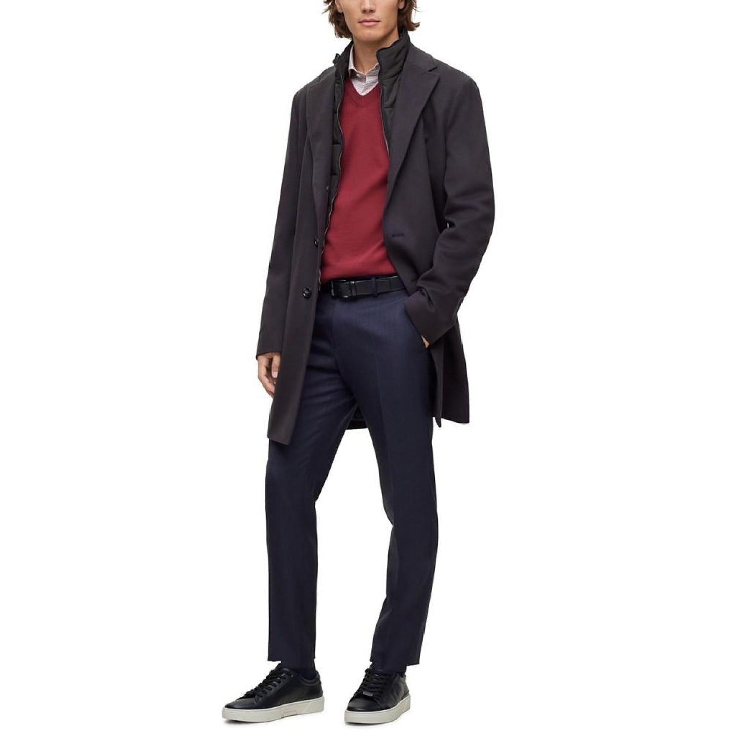 Men's Zip-Up Inner Coat