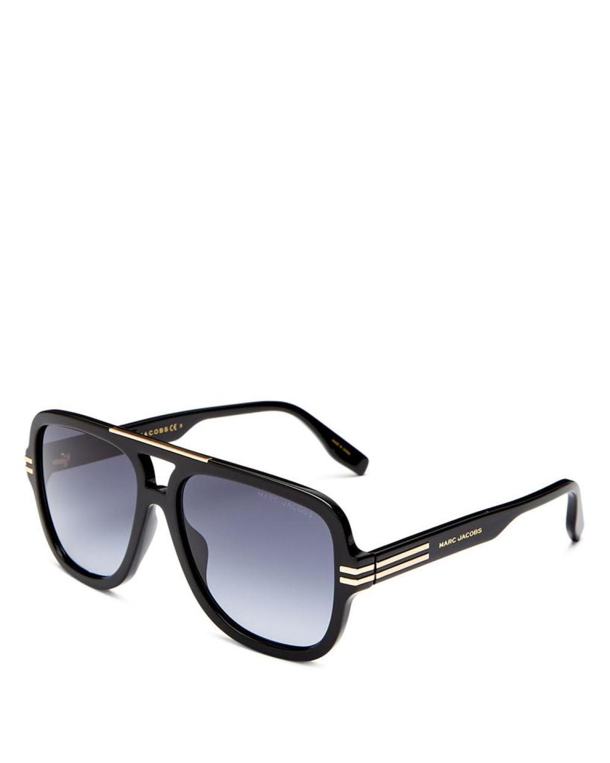 Brow Bar Aviator Sunglasses, 58mm