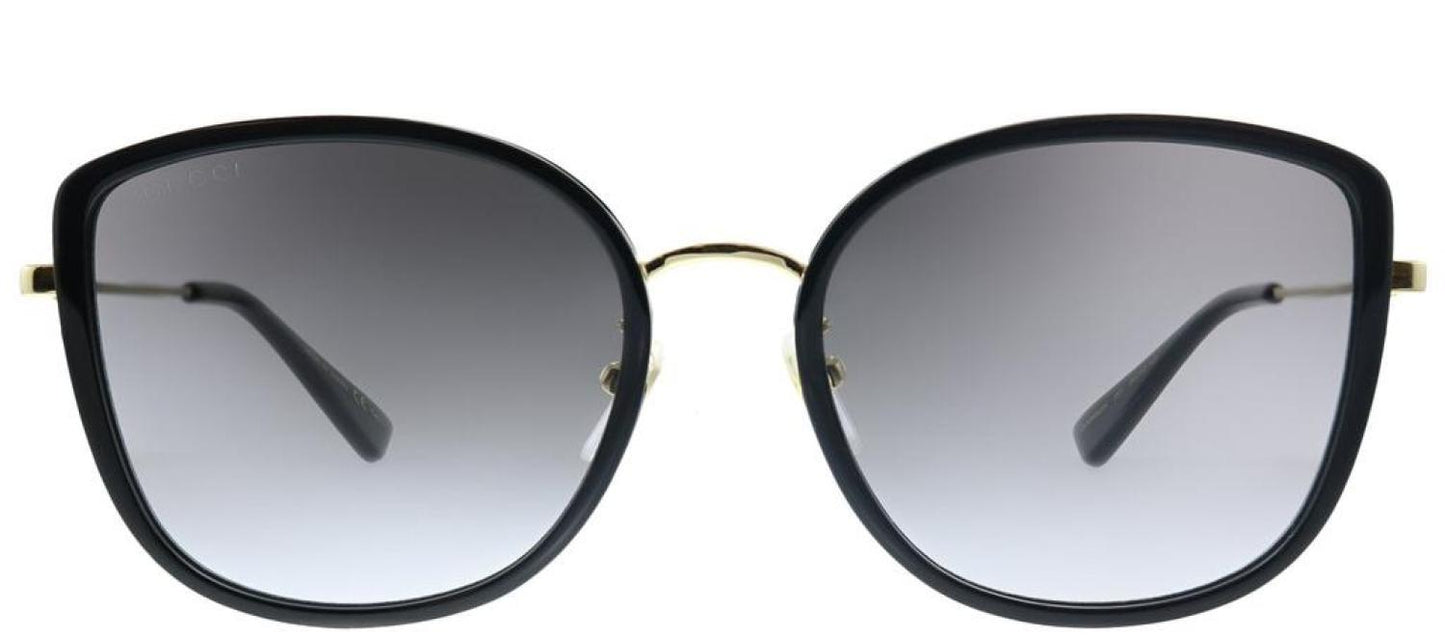 Gucci GG 0606SK 001 Cat Eye Sunglasses