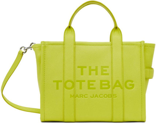 Yellow 'The Leather Medium' Tote