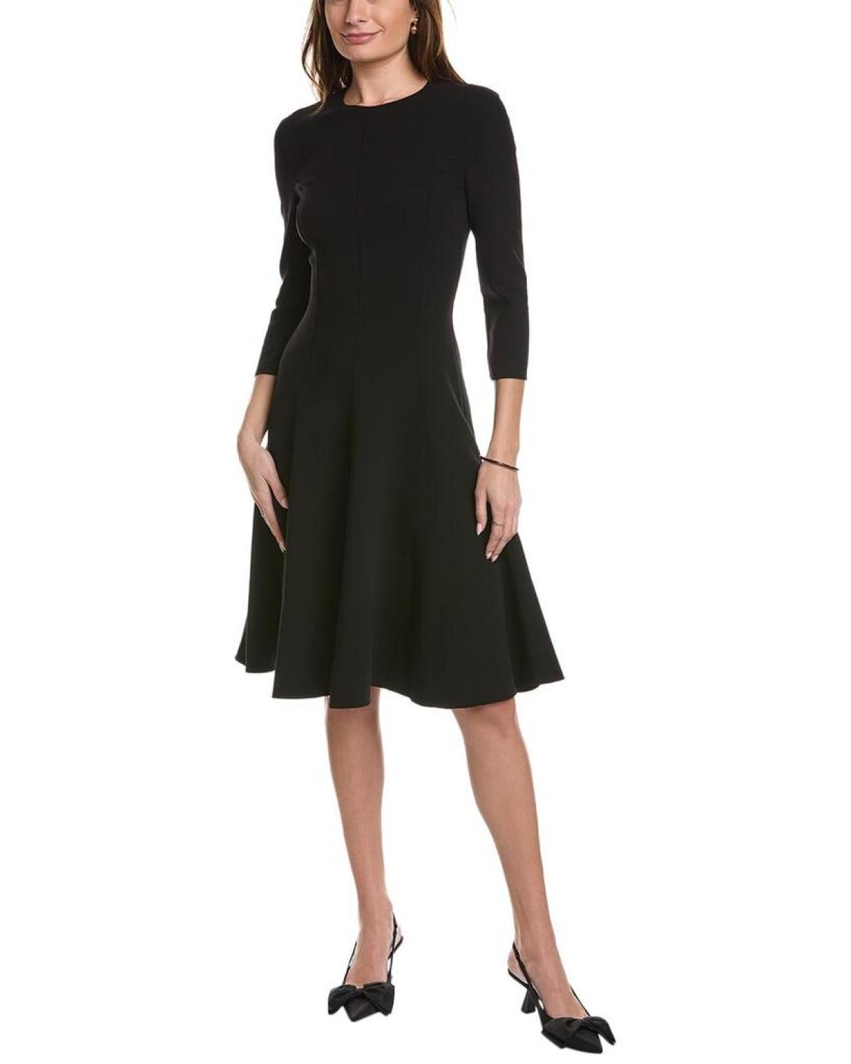 Michael Kors Collection Wool-Blend A-Line Dress