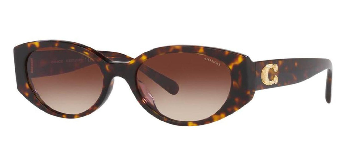 Coach 0HC8353U 512013 Oval Sunglasses