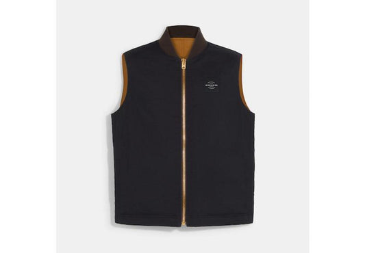 Coach Outlet Reversible Canvas Vest