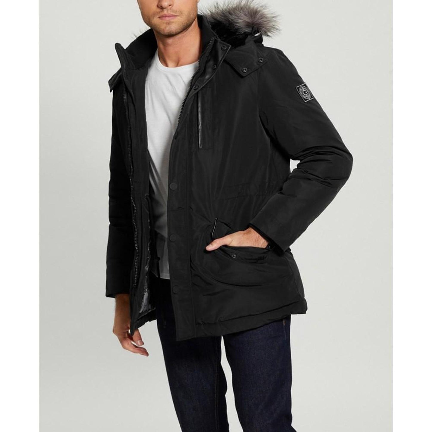 Men's Real Down Parka Jacket