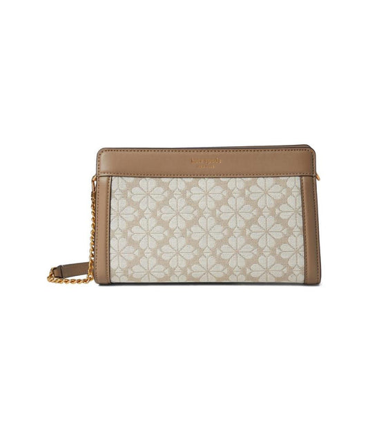 Spade Flower Jacquard Medium Crossbody