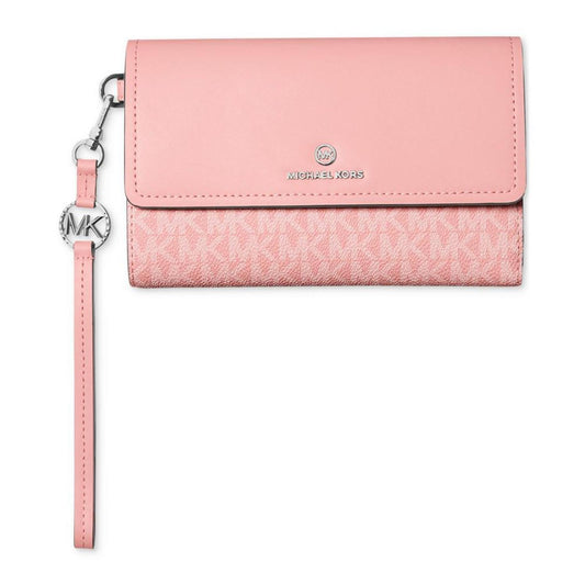 Logo Jet Set Charm Flap Wristlet