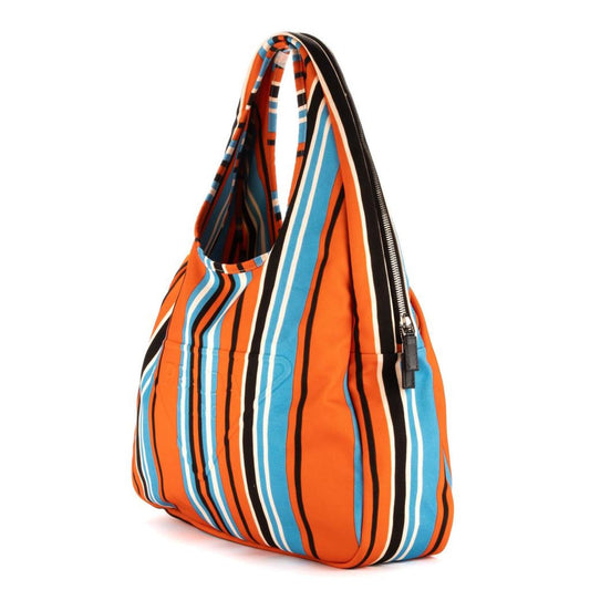 Striped Slouchy Tote