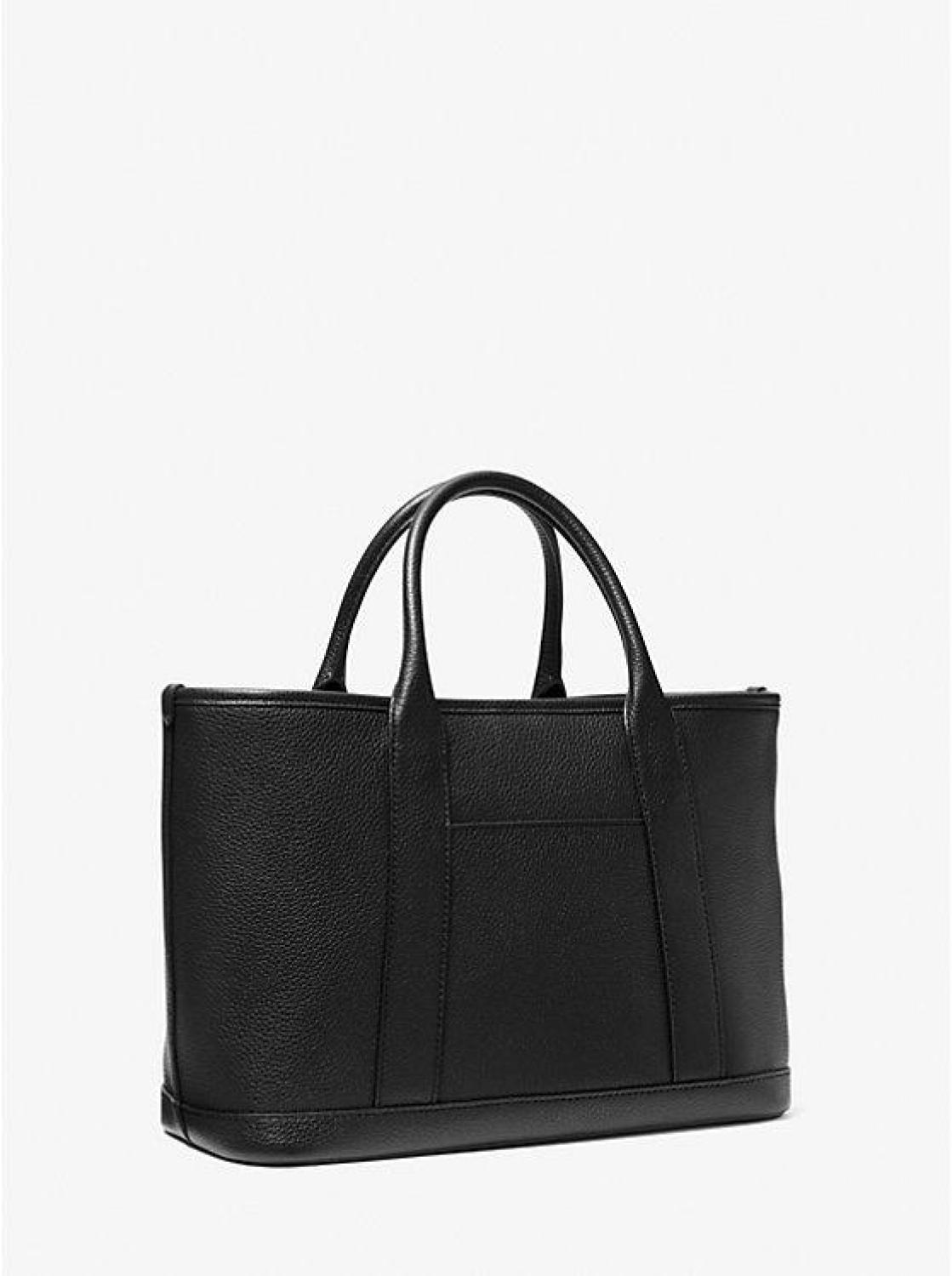 Luisa Medium Pebbled Leather Tote Bag