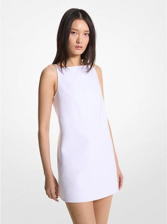 Cotton Blend Mini Dress