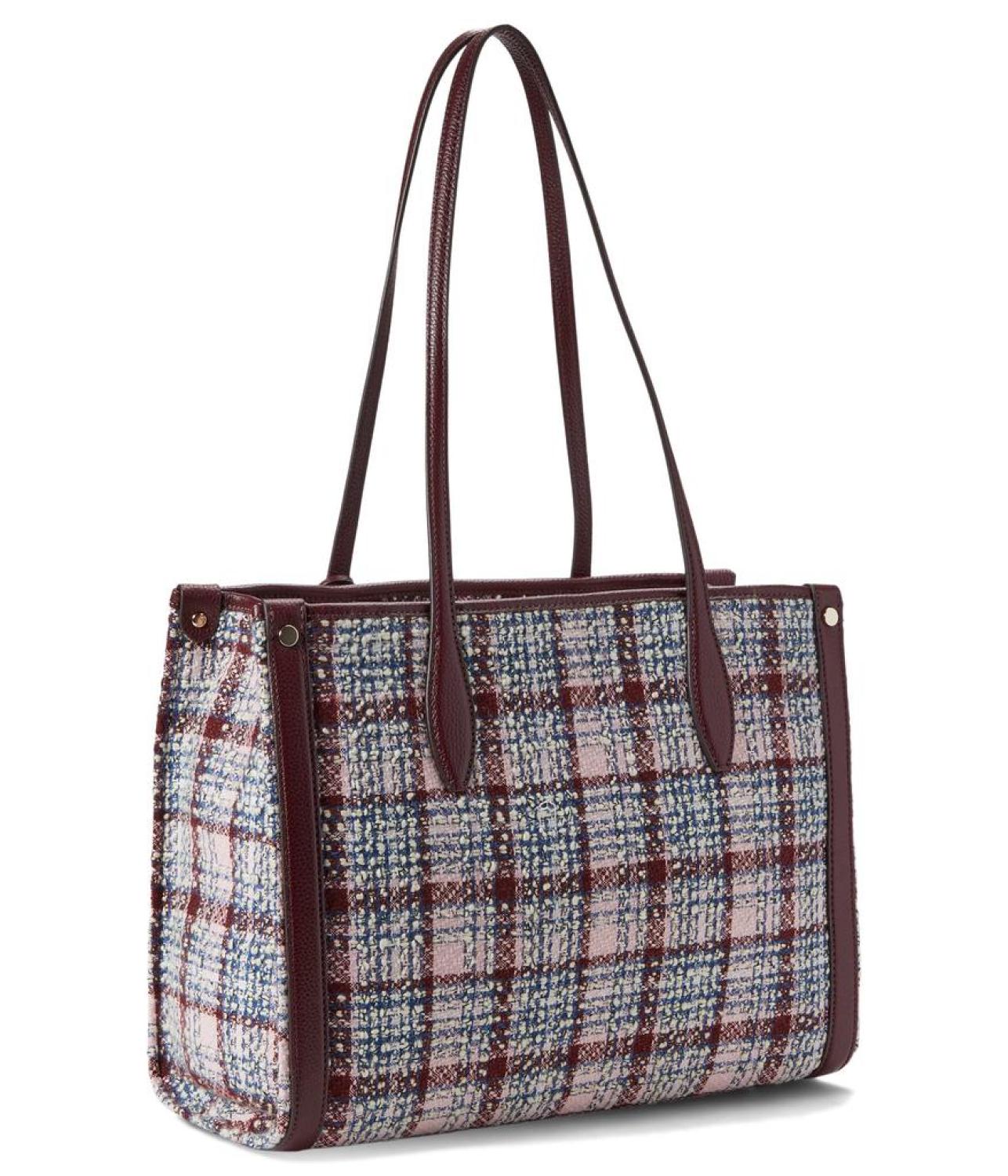 Market Tweed Fabric Medium Tote