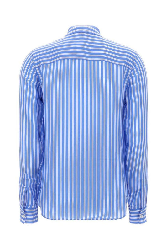 Michael Kors Striped Long-Sleeved Top