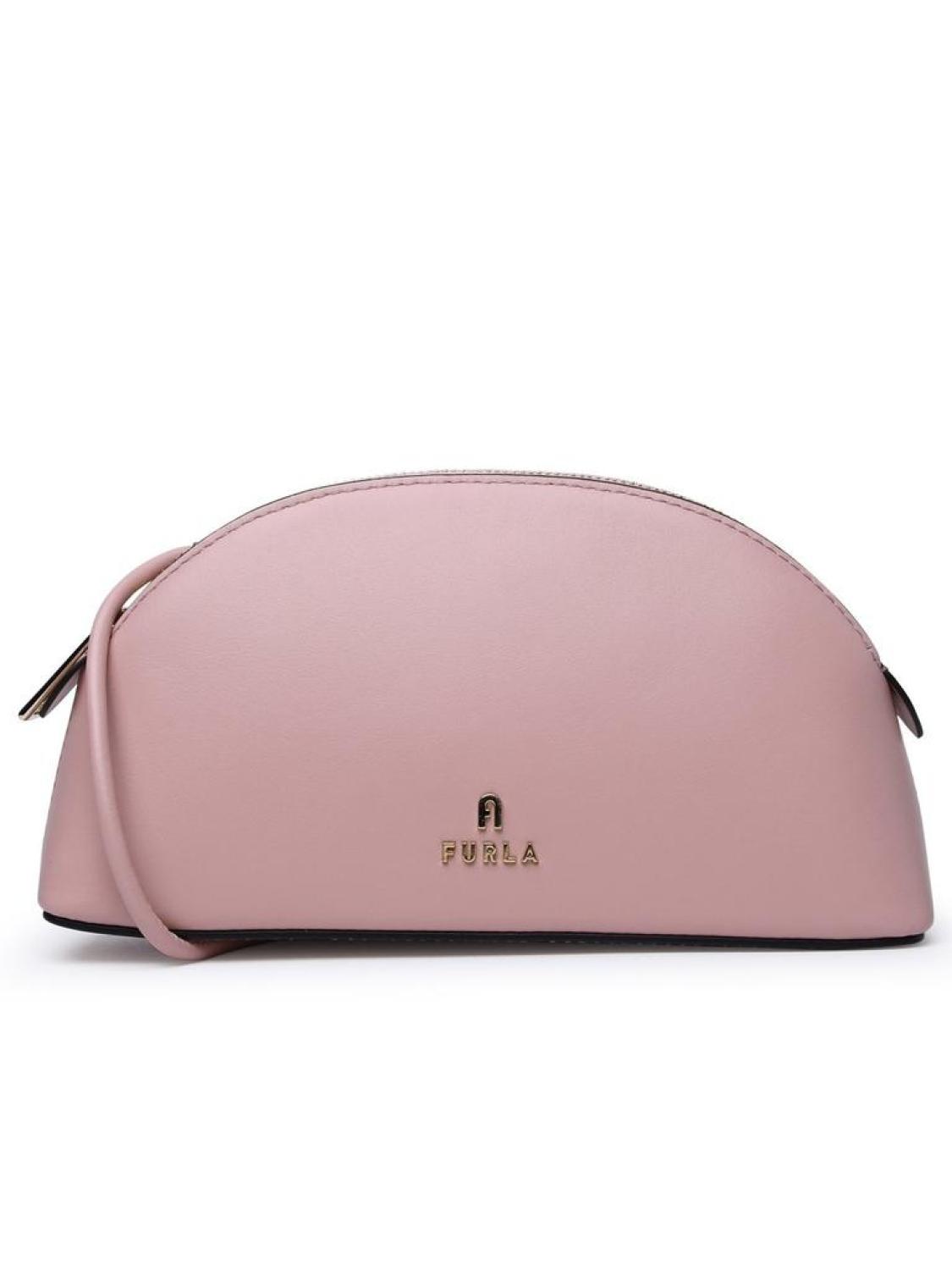 Furla Logo Plaque Zip-Up Clutch Bag