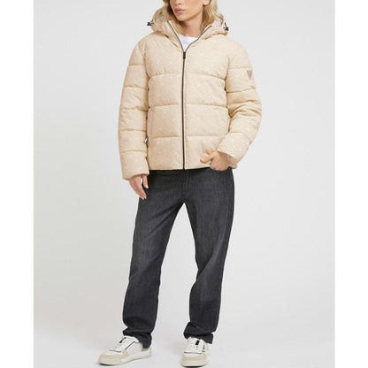 Men's Allover Logo Puffer Jacket